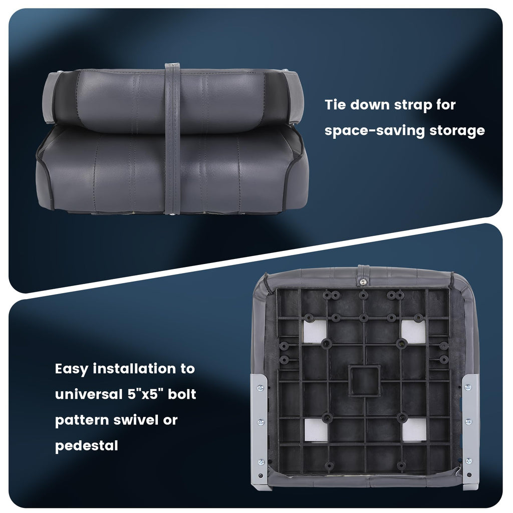 2 Pack Low Back Folding Boat Seats X132