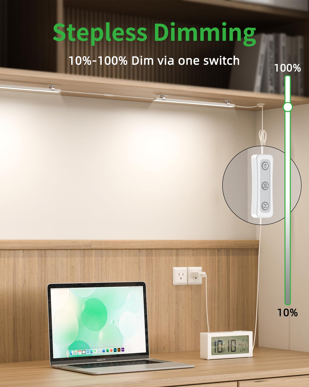 Dimmable 3pcs 12 Inch Cold White 6000K Linkable Under Cabinet Light L8864