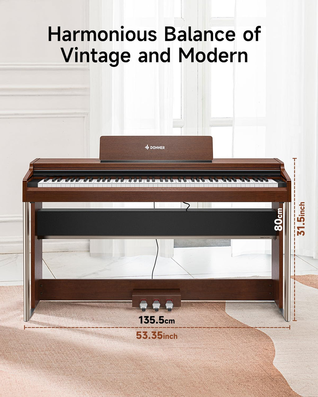 88 Key Graded Weighted Digital Piano X809