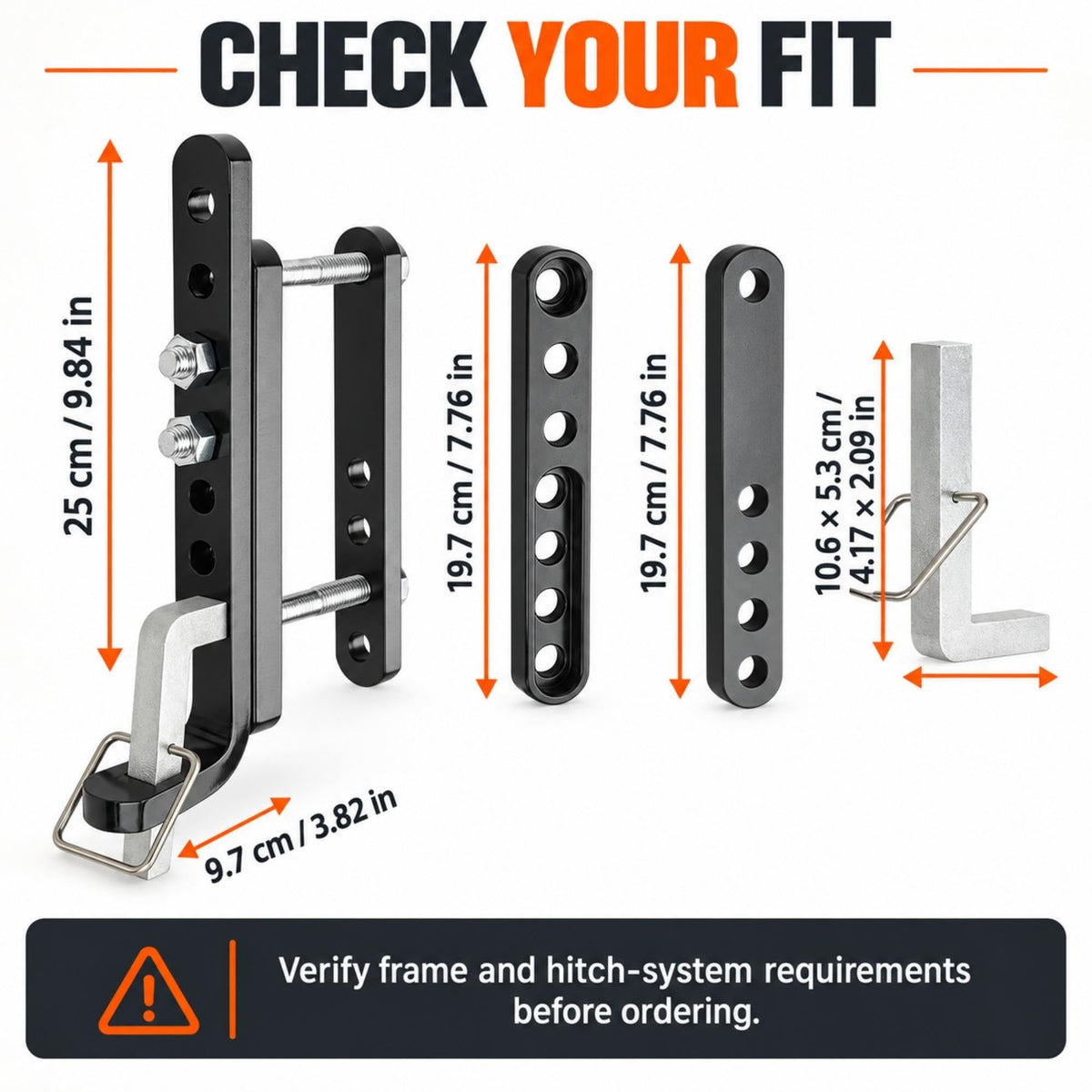 Trailer Sway Control Brackets, 2-Pack C283027