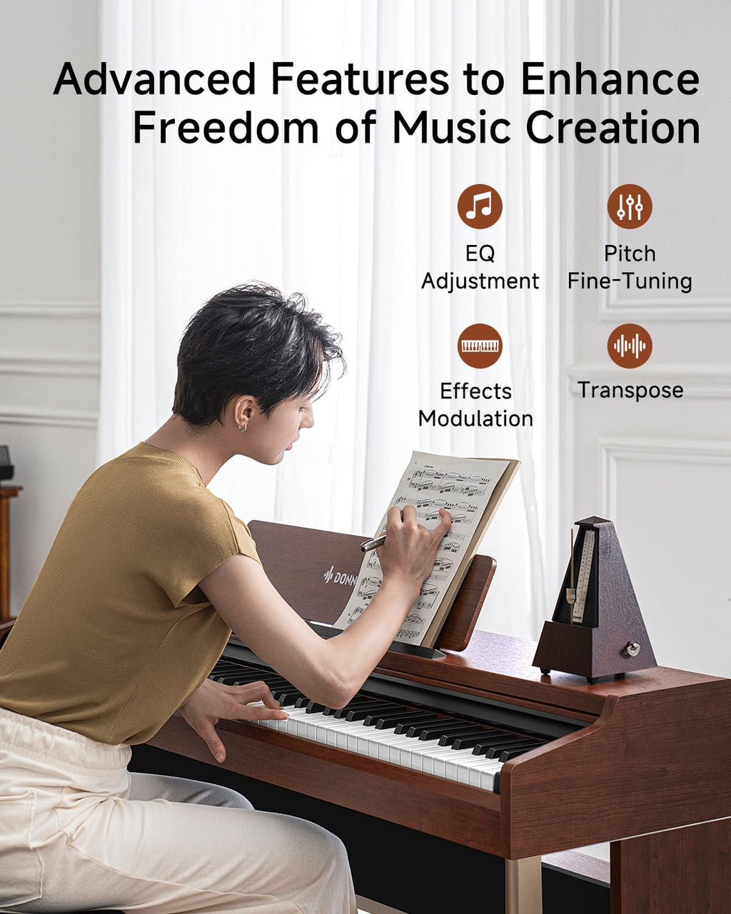 88 Key Graded Weighted Digital Piano X809