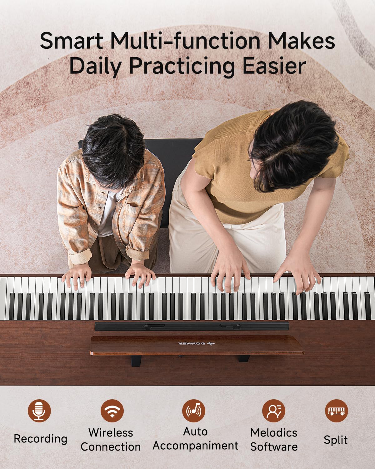 88 Key Graded Weighted Digital Piano X809