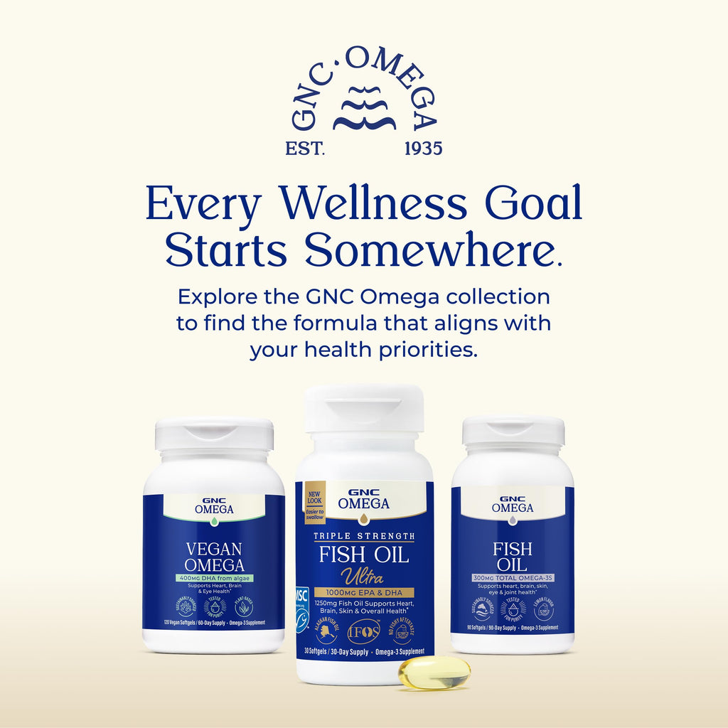 Omega Fish Oil 1000mg 120 Count V978477