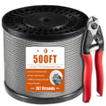 1/8" Stainless Steel Cable with a Cutter Q18932