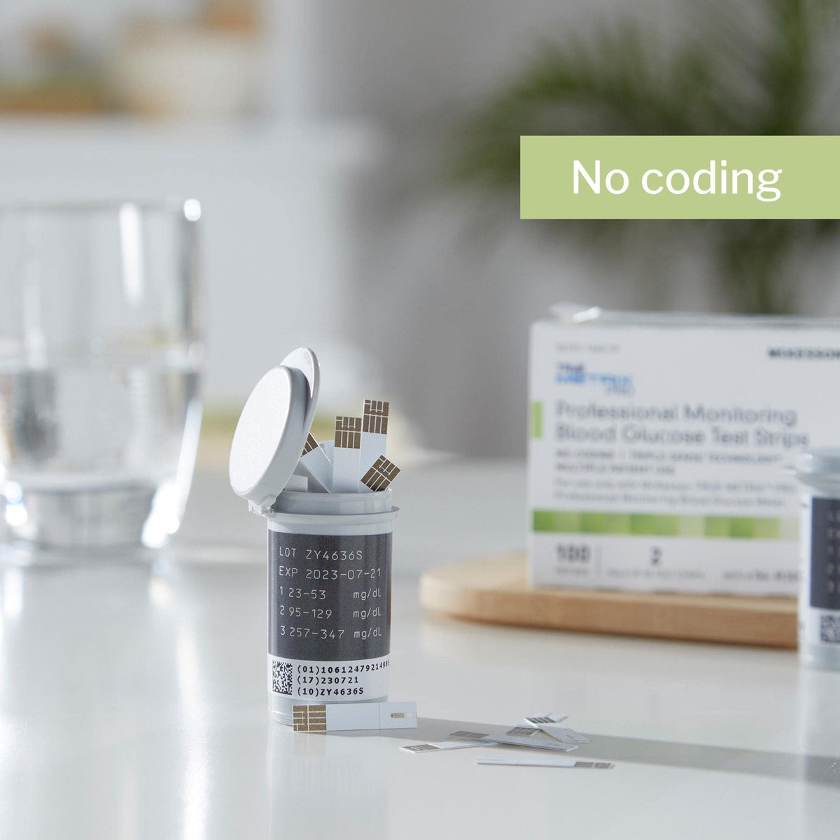 Blood Glucose Test Strips 100 Strips A64227