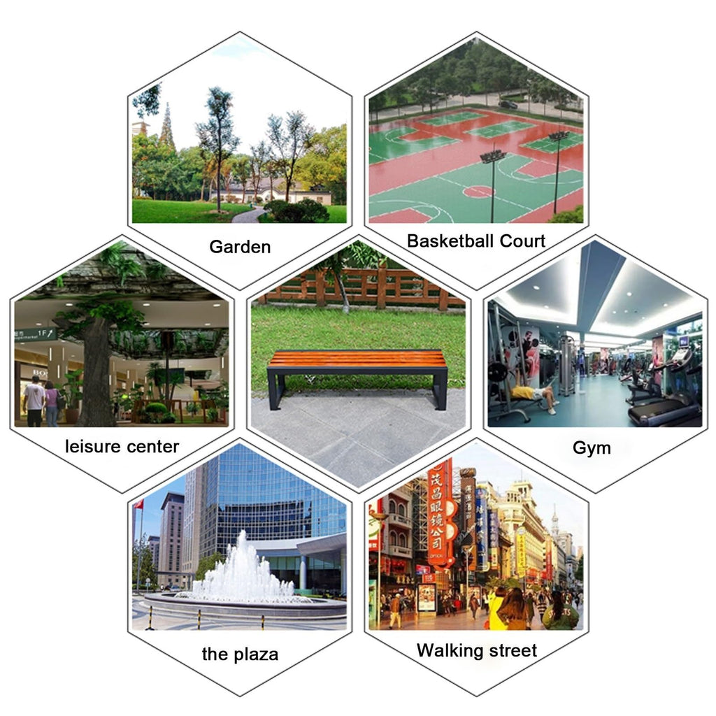 Cast Iron 59in Outdoor Bench T3896