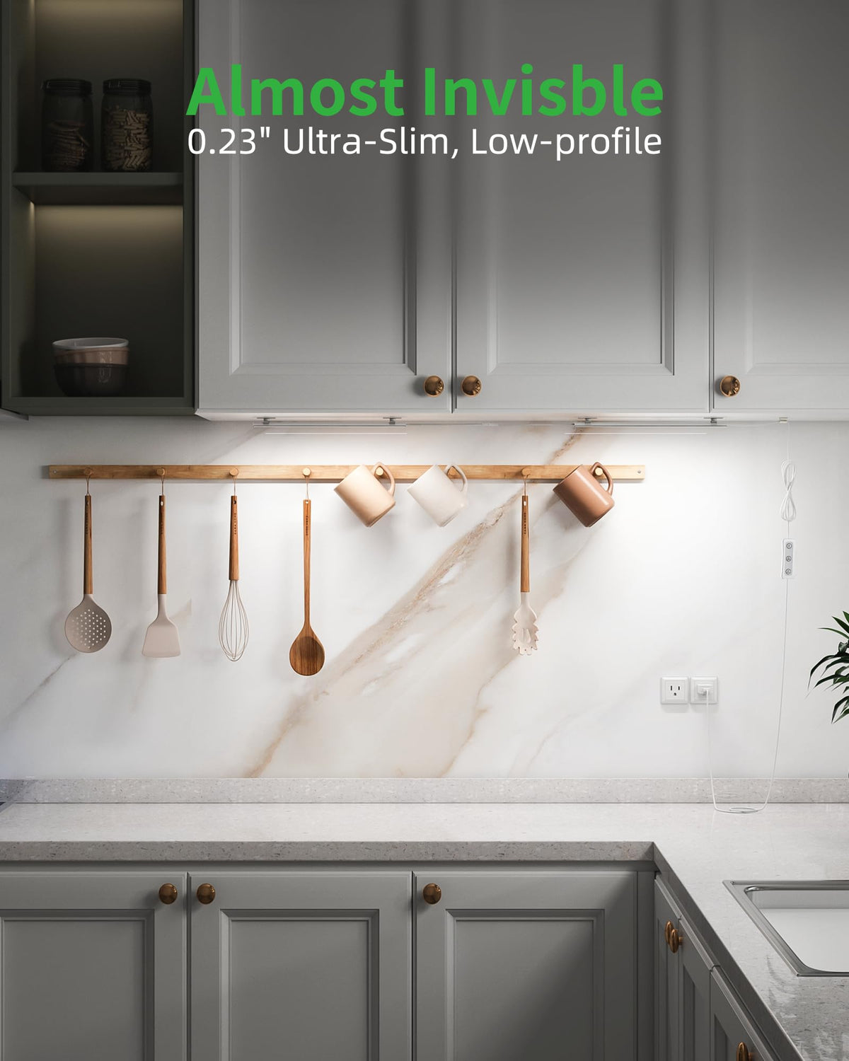 Dimmable 3pcs 12 Inch Cold White 6000K Linkable Under Cabinet Light L8864
