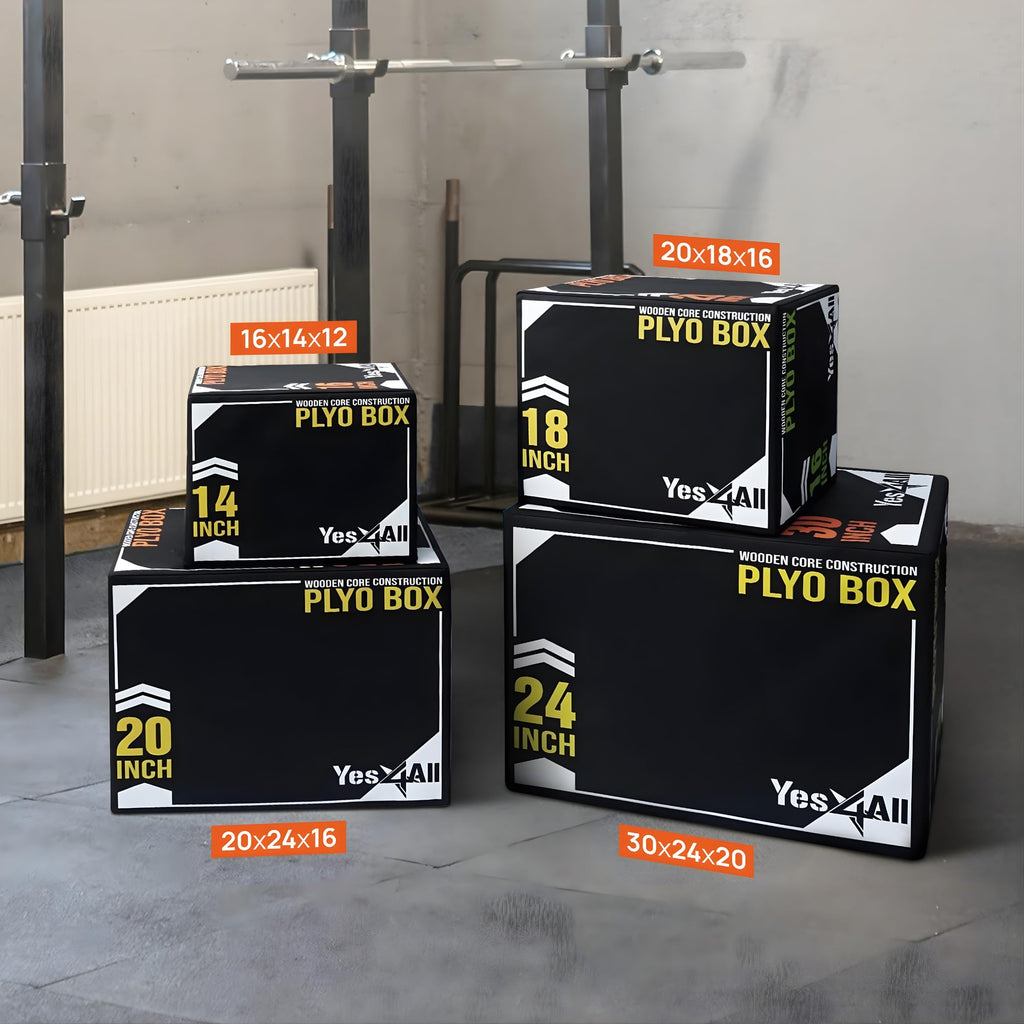 3-in-1 Soft-Padded Plyo Box with Wooden Core X89111