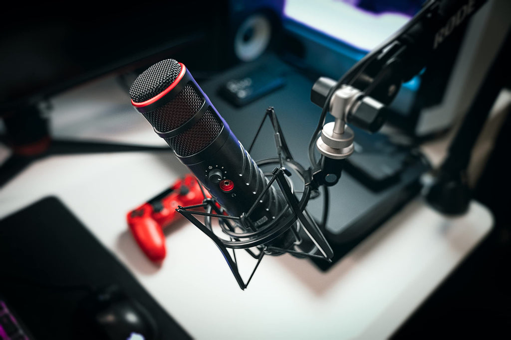 USB Dynamic Microphone & Desk-Mounted Boom Arm O346