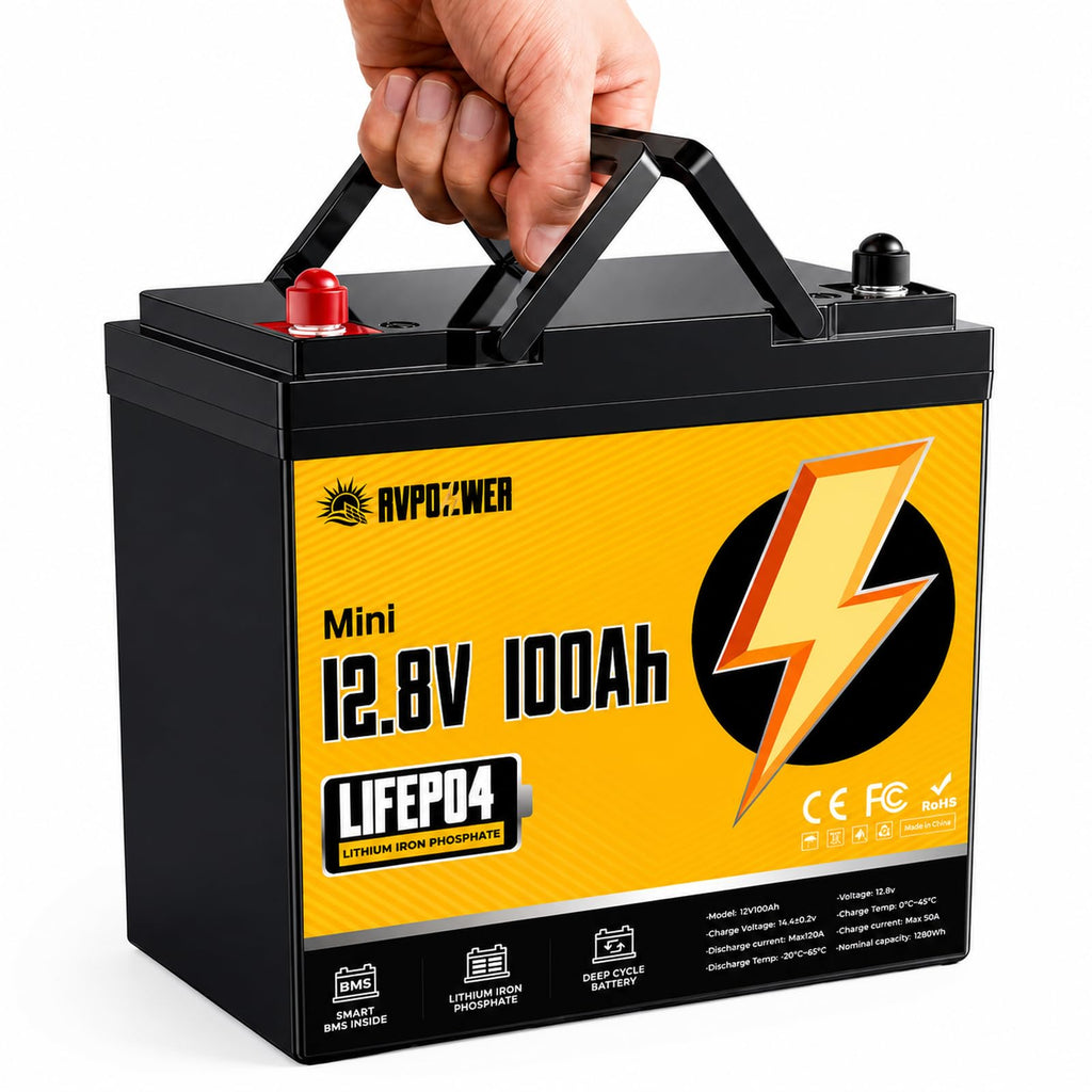 12V 100Ah LiFePO4 Battery Group 24 C85432
