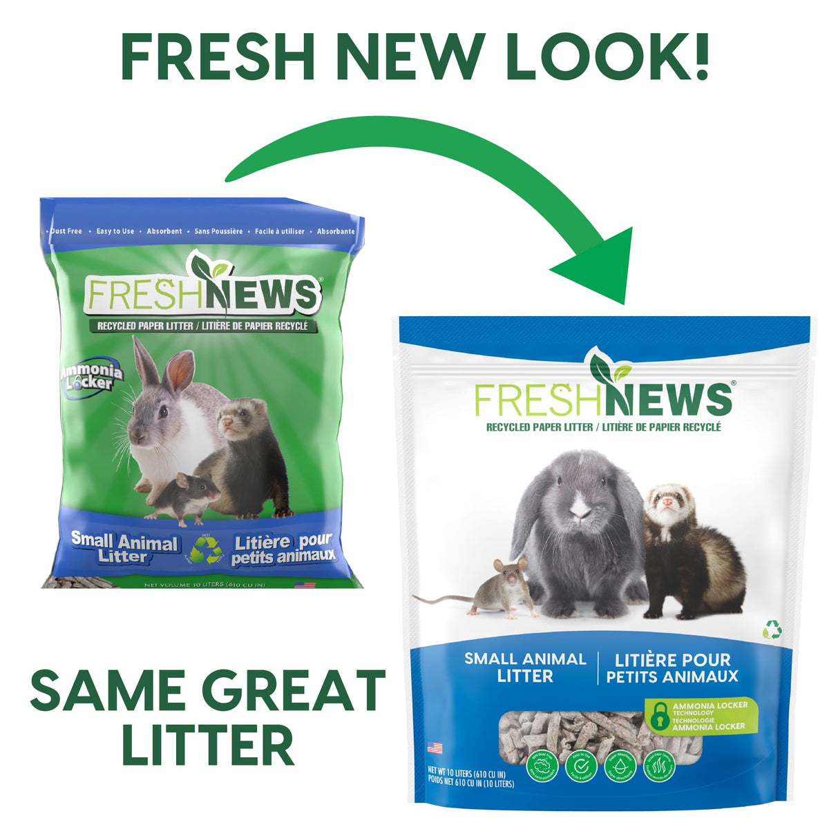 Recycled Paper Small Animal Litter Bedding, 10 Liters Y2296