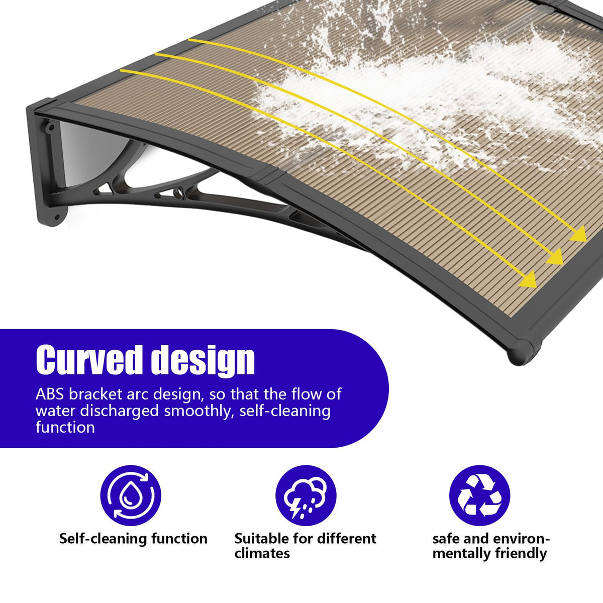 32x48'' Polycarbonate Door Awning B4735