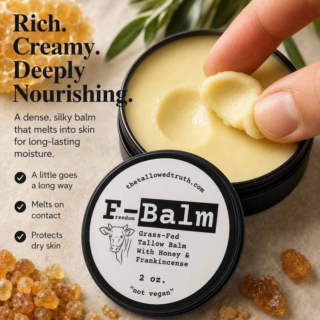 Beef Tallow and Honey Balm, 2 oz O4254