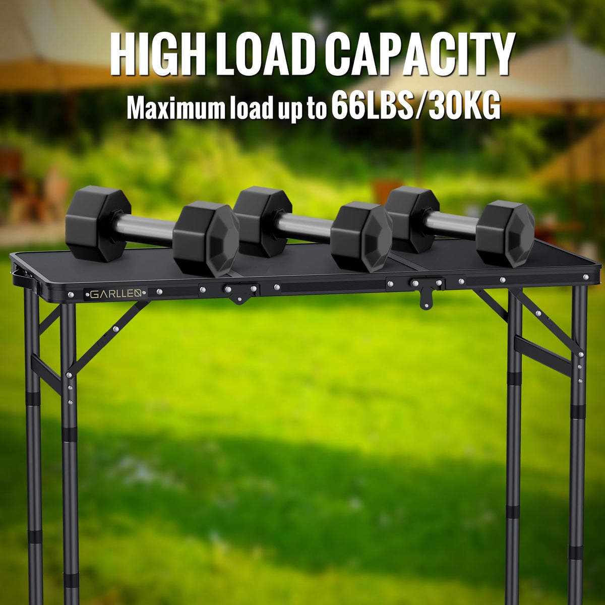 Folding Camping Table 3 Adjustable Height H892
