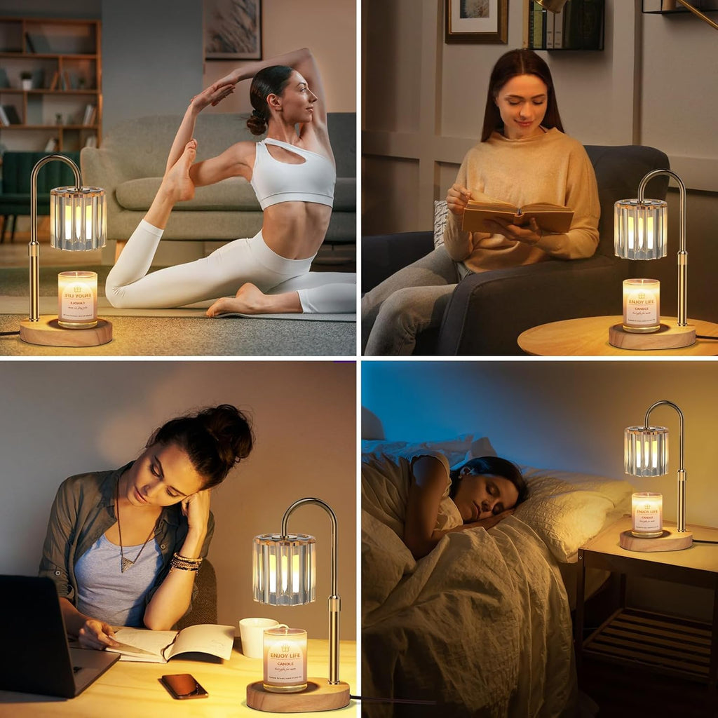 Candle Warmer Lamp with Timer and Dimmer J61404