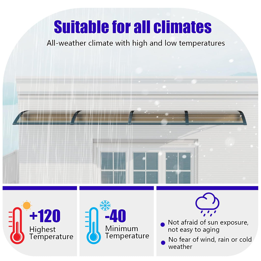 32x48'' Polycarbonate Door Awning B4735