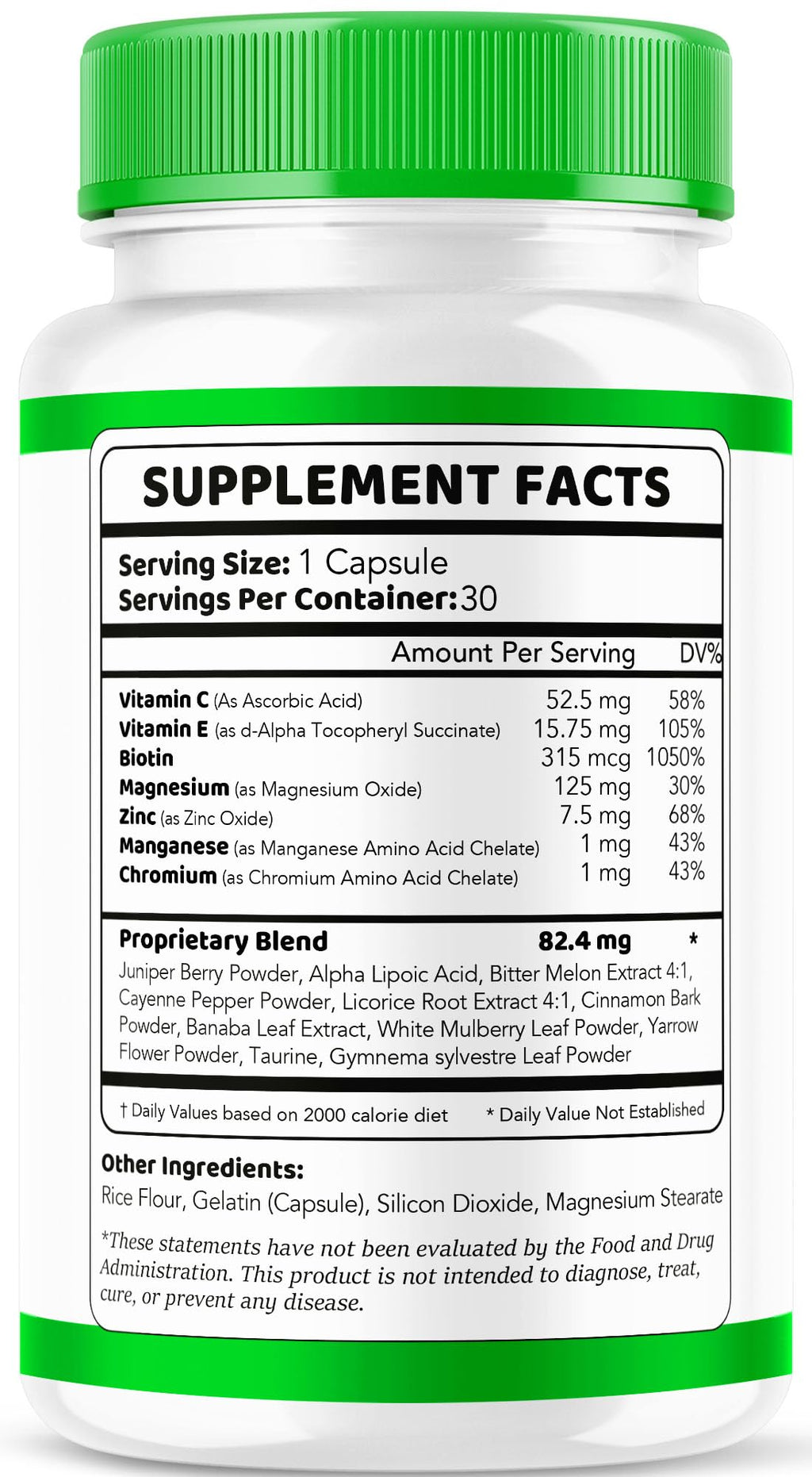 30 Capsules Supplement Pills M20644