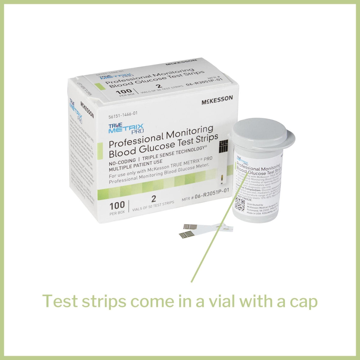 Blood Glucose Test Strips 100 Strips A64227