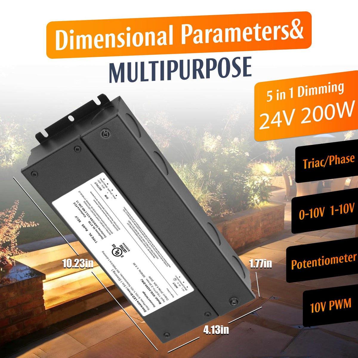 200W Dimmable LED Driver 24V Power Supply I924