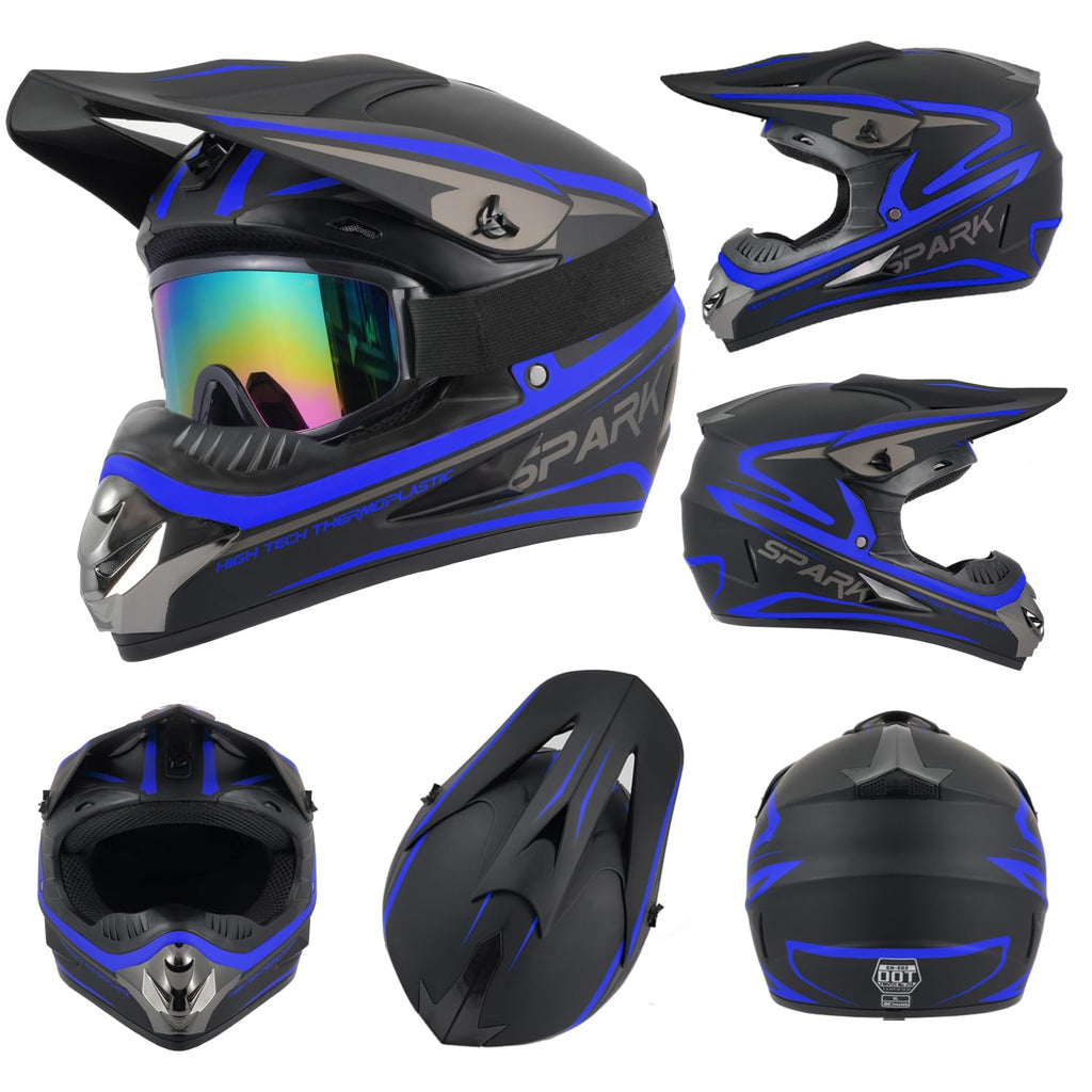Kids Motocross Full Face Helmet T3187