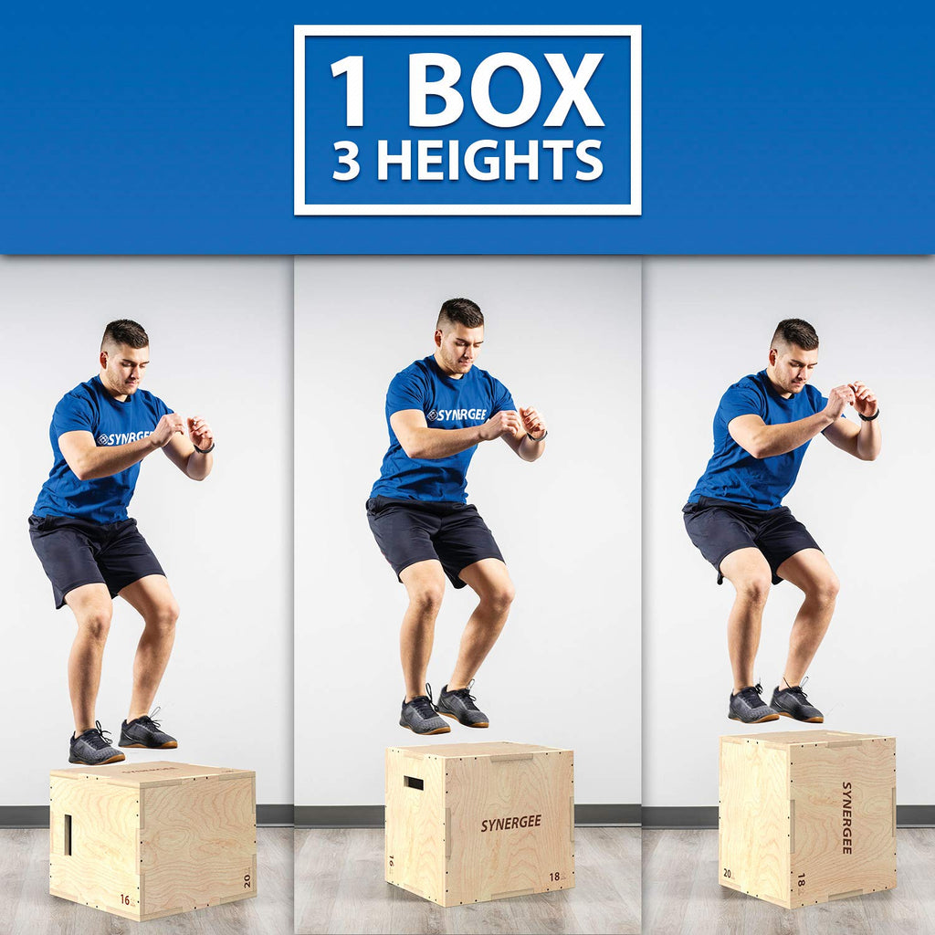 3 in 1 Wood Plyo Box G757358