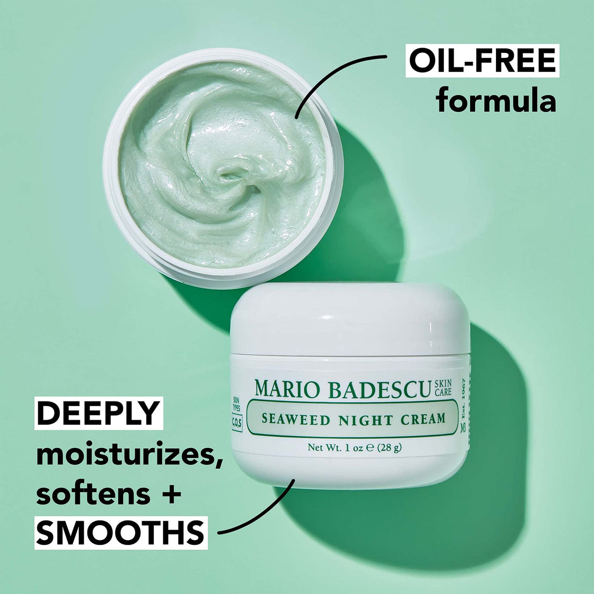 Seaweed Night Cream Oil-Free Moisturizer with Collagen X289