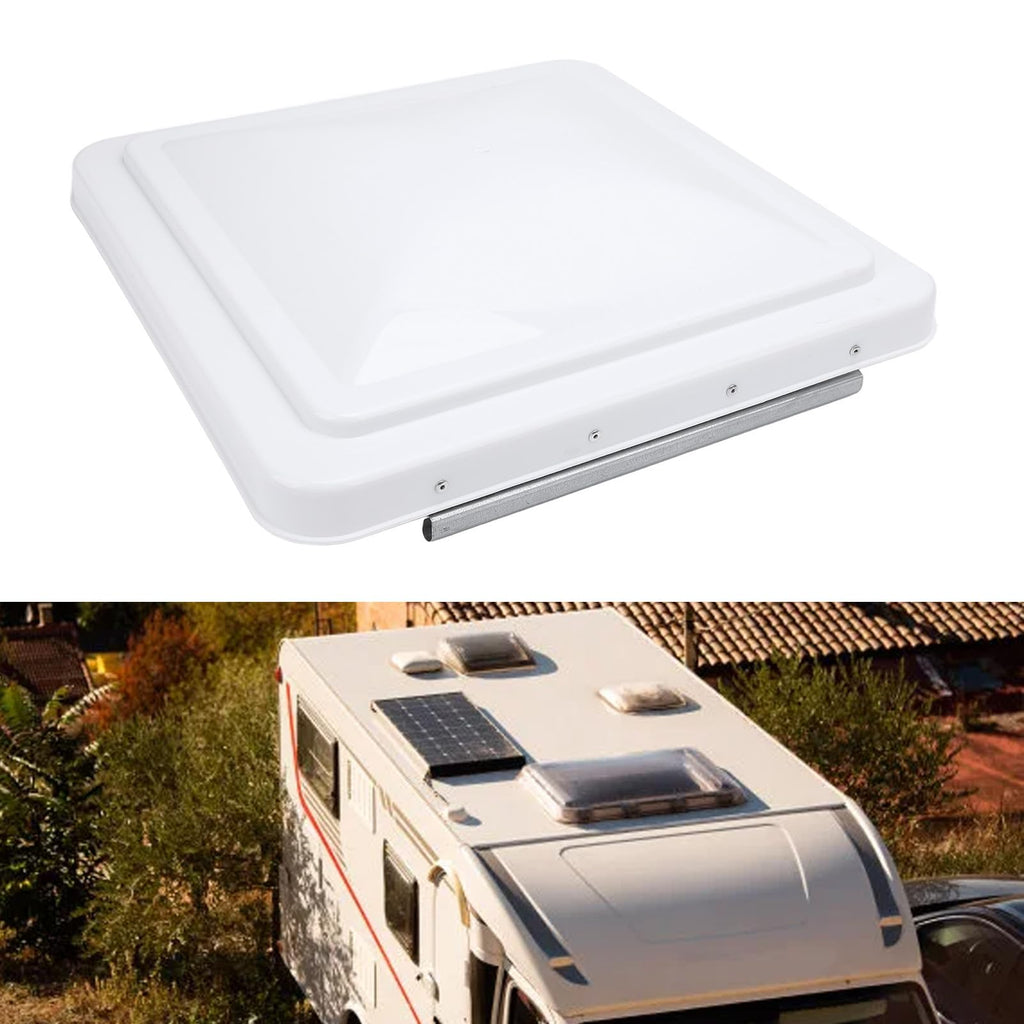 14in White RV Roof Vent Lid Cover 2-Pack K7882