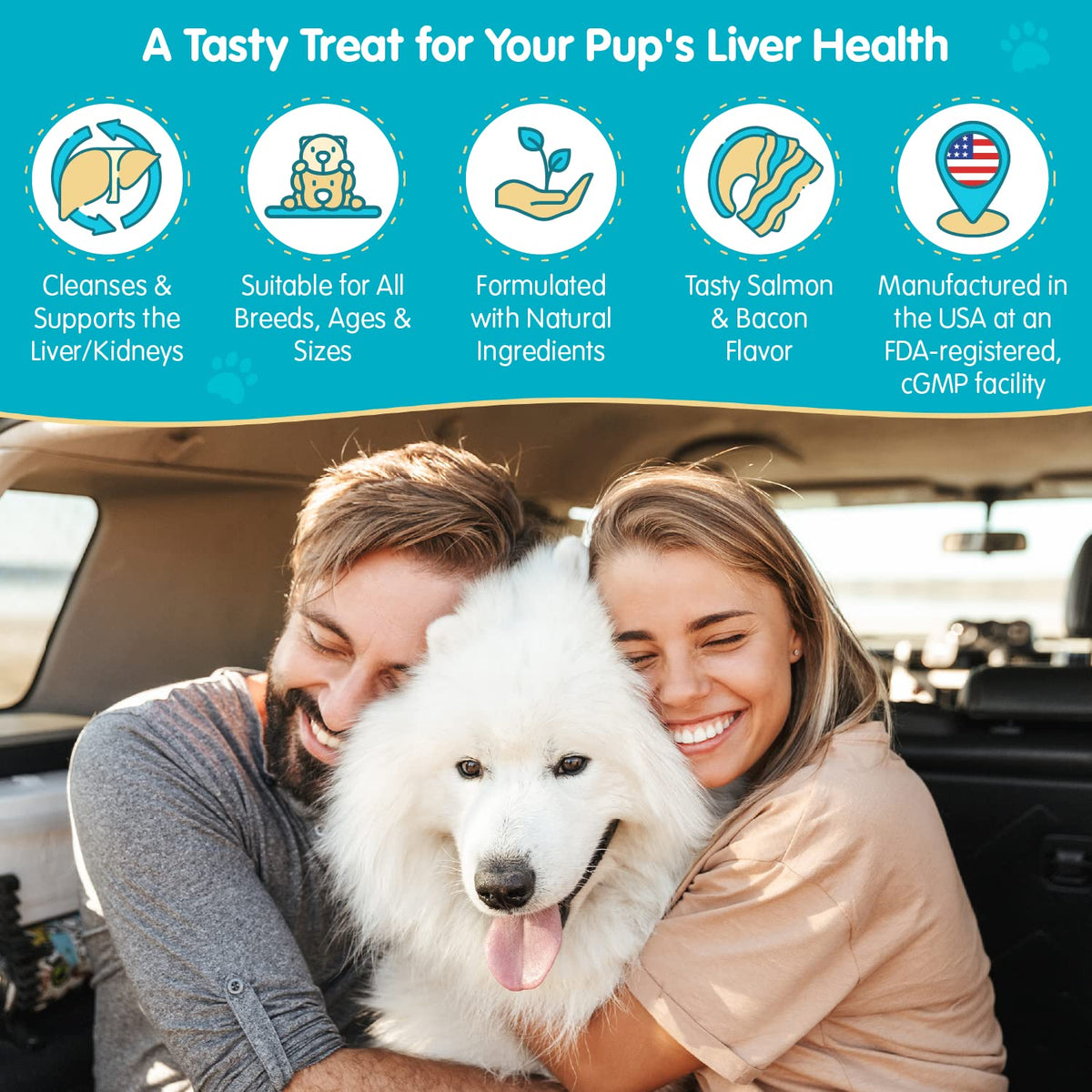 Milk Thistle for Dogs Chewable Tablets A191342