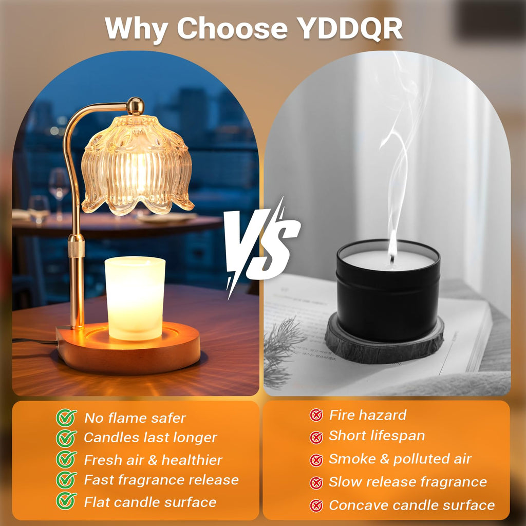 Candle Warmer Lamp with Timer and Dimmer Y552