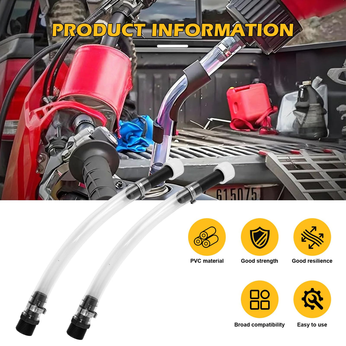 2 PCS Fuel Jug Hose Gas Can Spout Replacement M90587