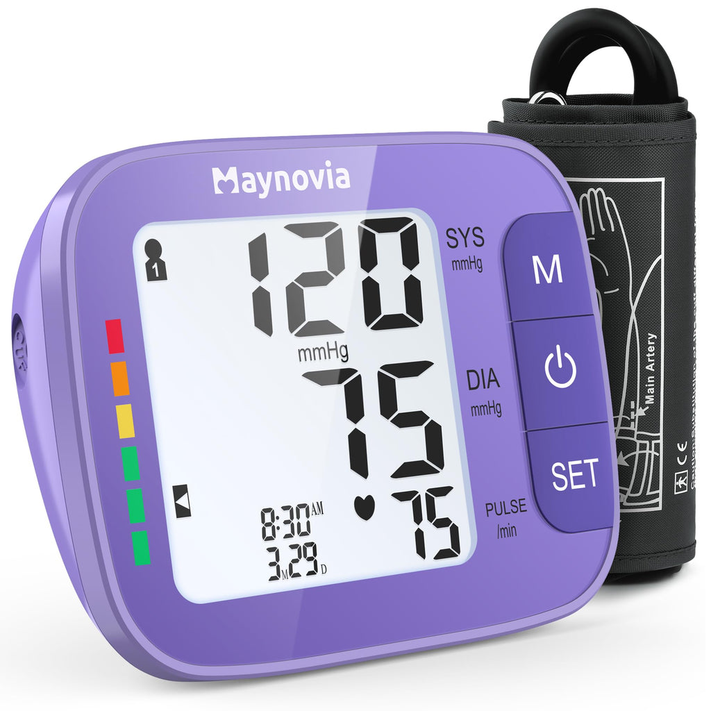 Upper Arm Blood Pressure Monitor 8.6-16.5 in Cuff Purple G883505