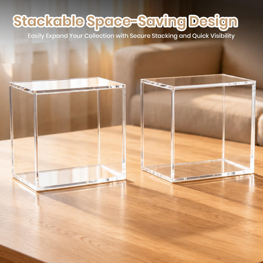 Acrylic 5mm Thick Clear Magnetic Display Case O655798