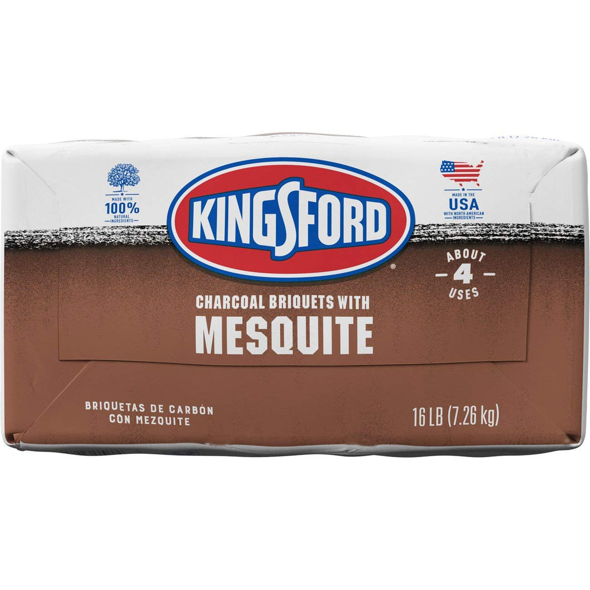 Original Charcoal Briquettes with Mesquite 16 Pounds W328870