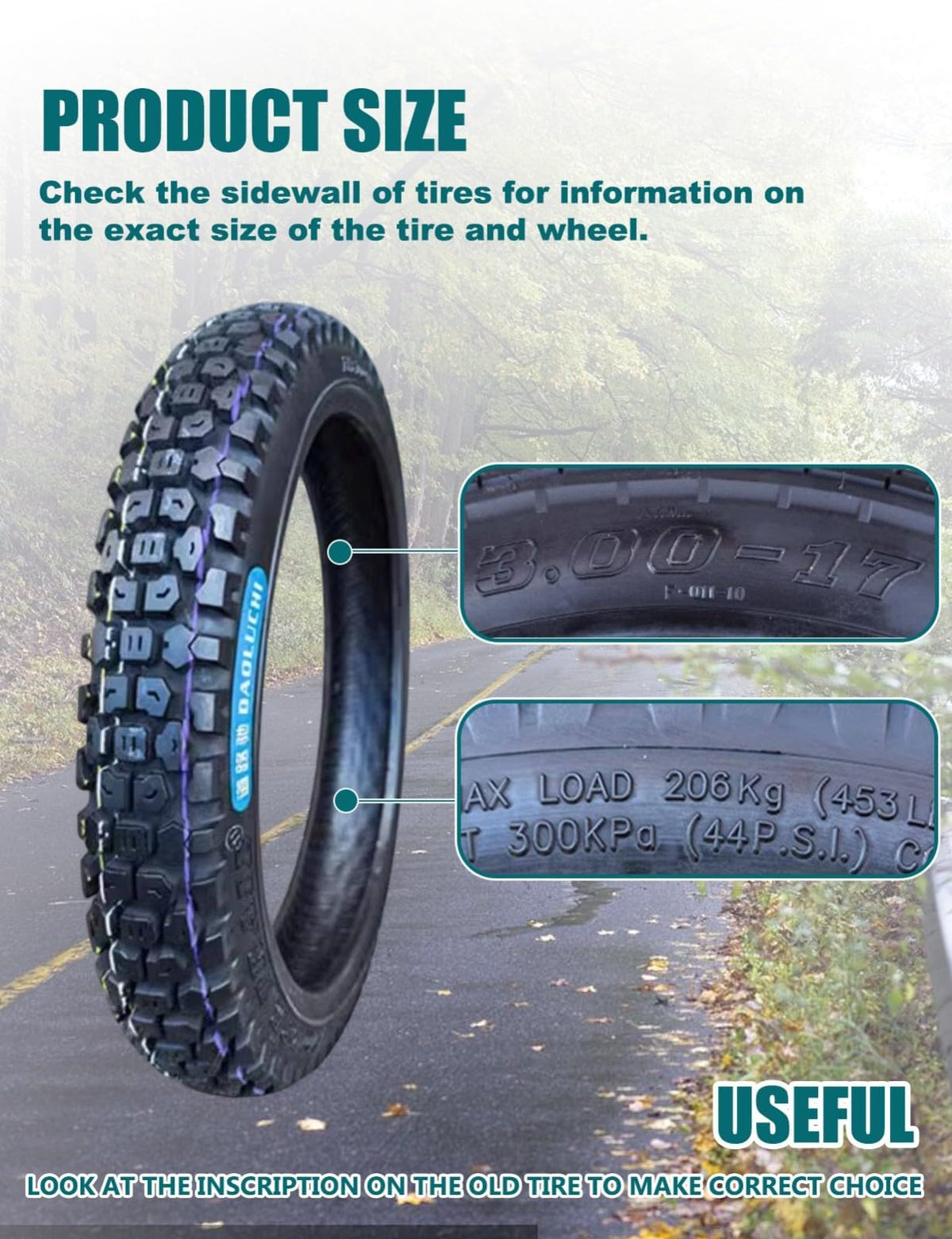 3.00-17 Scooter Tire A5456