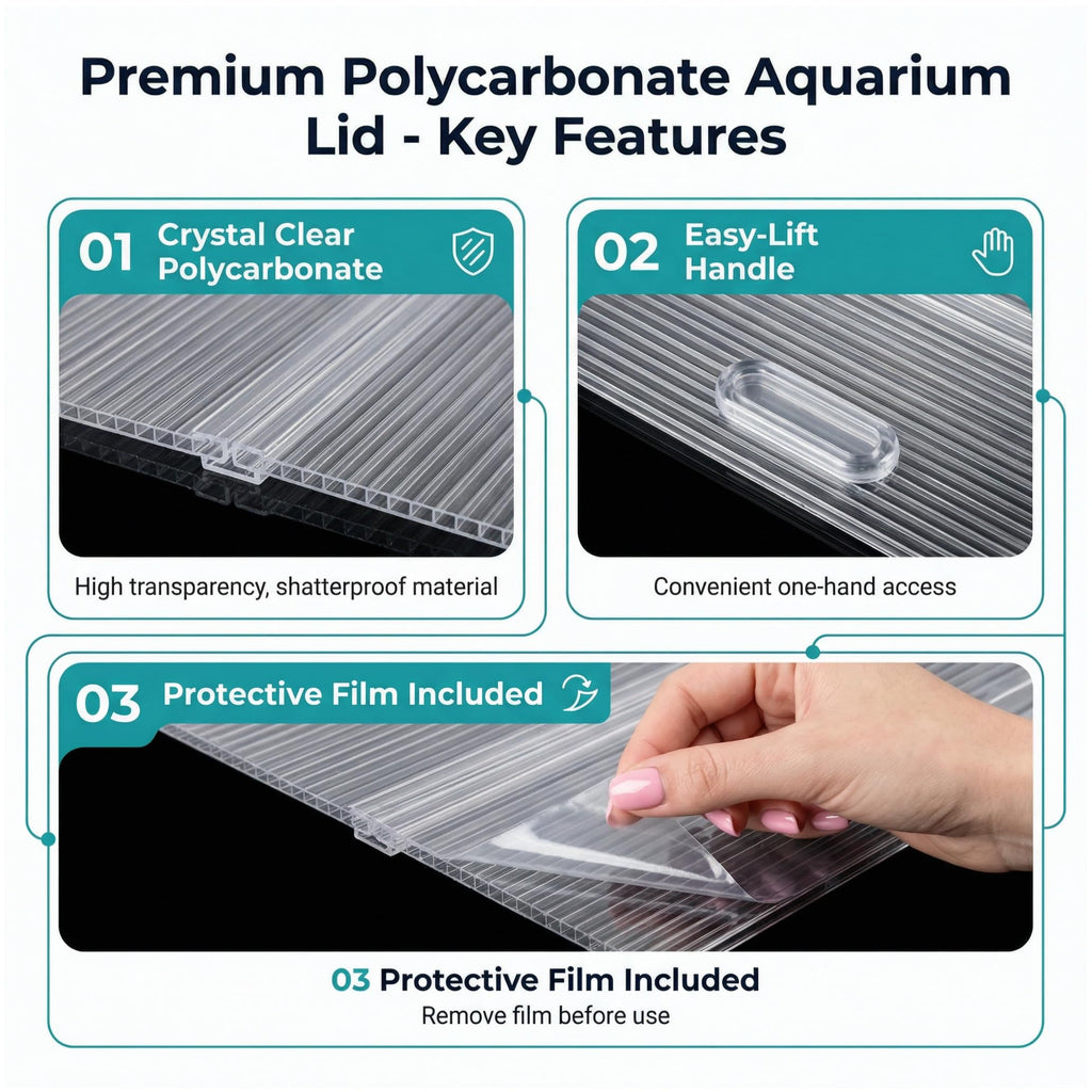 Clear Polycarbonate Aquarium Lid H4888