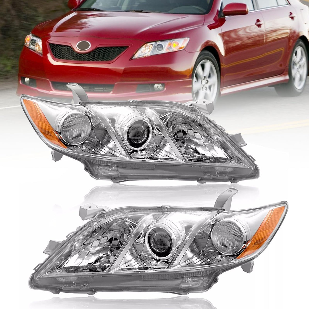 Headlights Assembly for 2007-2009 Toyota Camry E553
