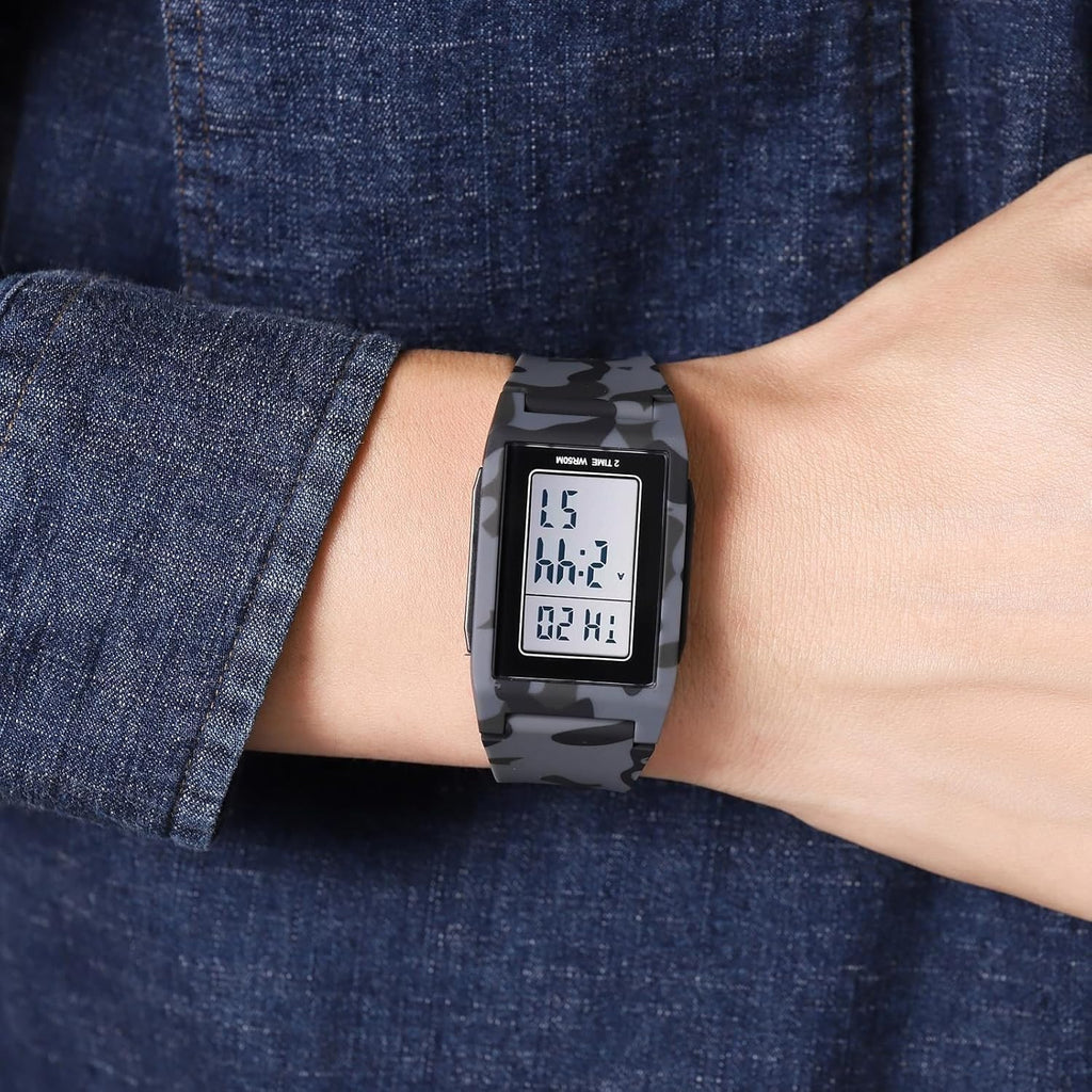 Minimalist Digital Ultra-Thin Water Resistant Shock Resistant Watch R84945