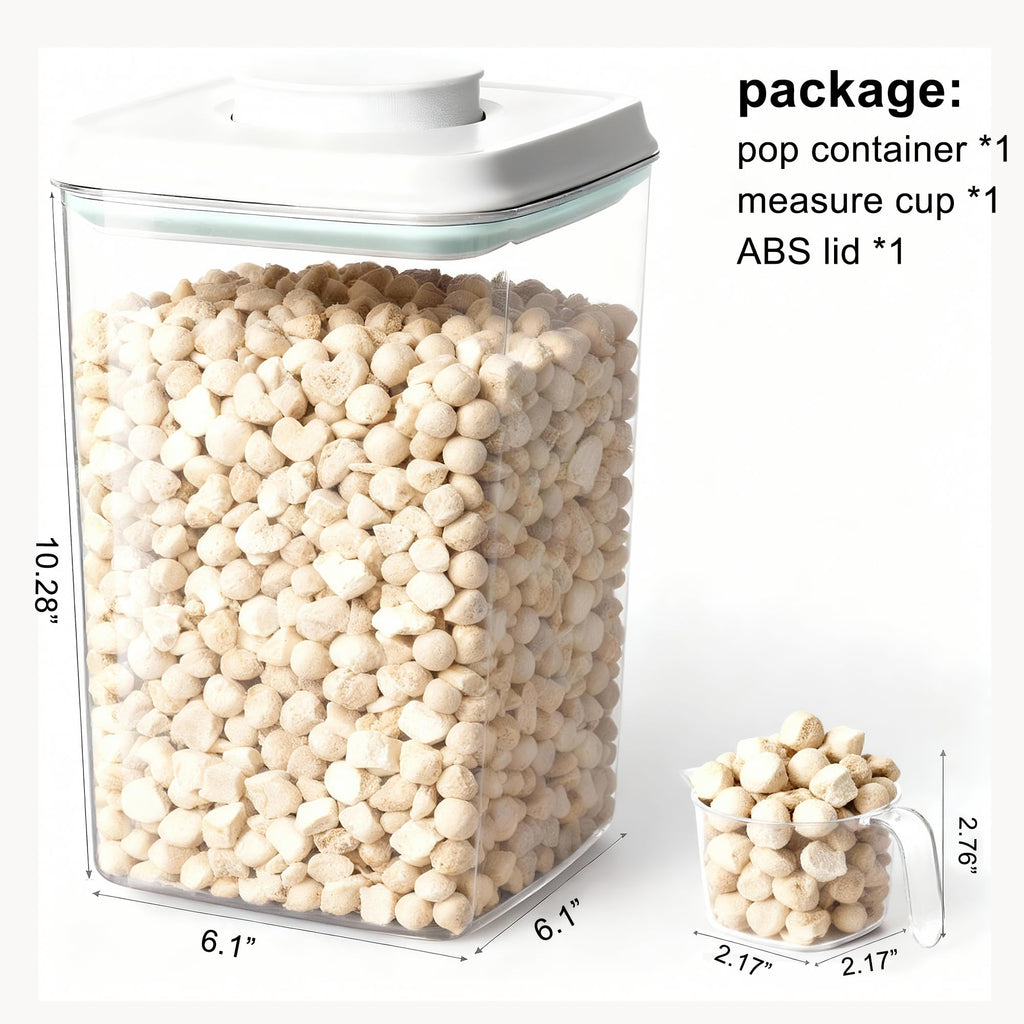 Dog Cat Treat Container with Scoop X886147