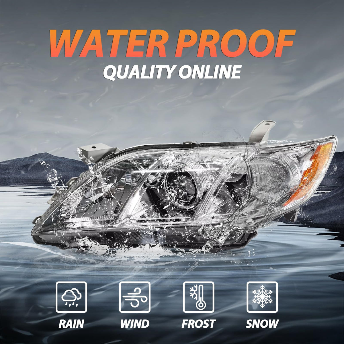 Headlights Assembly for 2007-2009 Toyota Camry E553