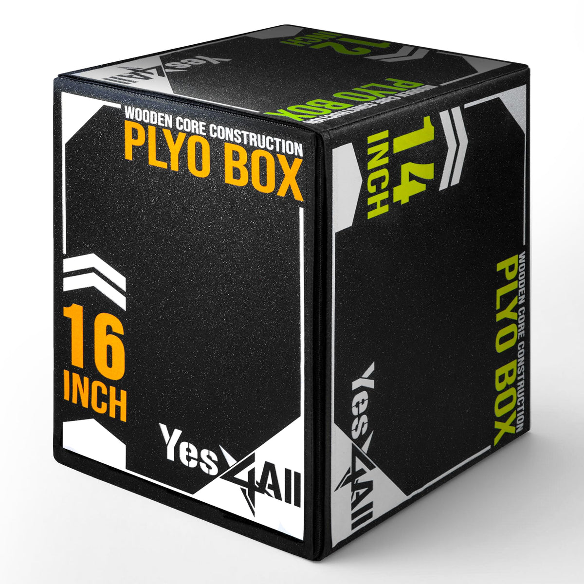 3-in-1 Soft-Padded Plyo Box with Wooden Core X89111