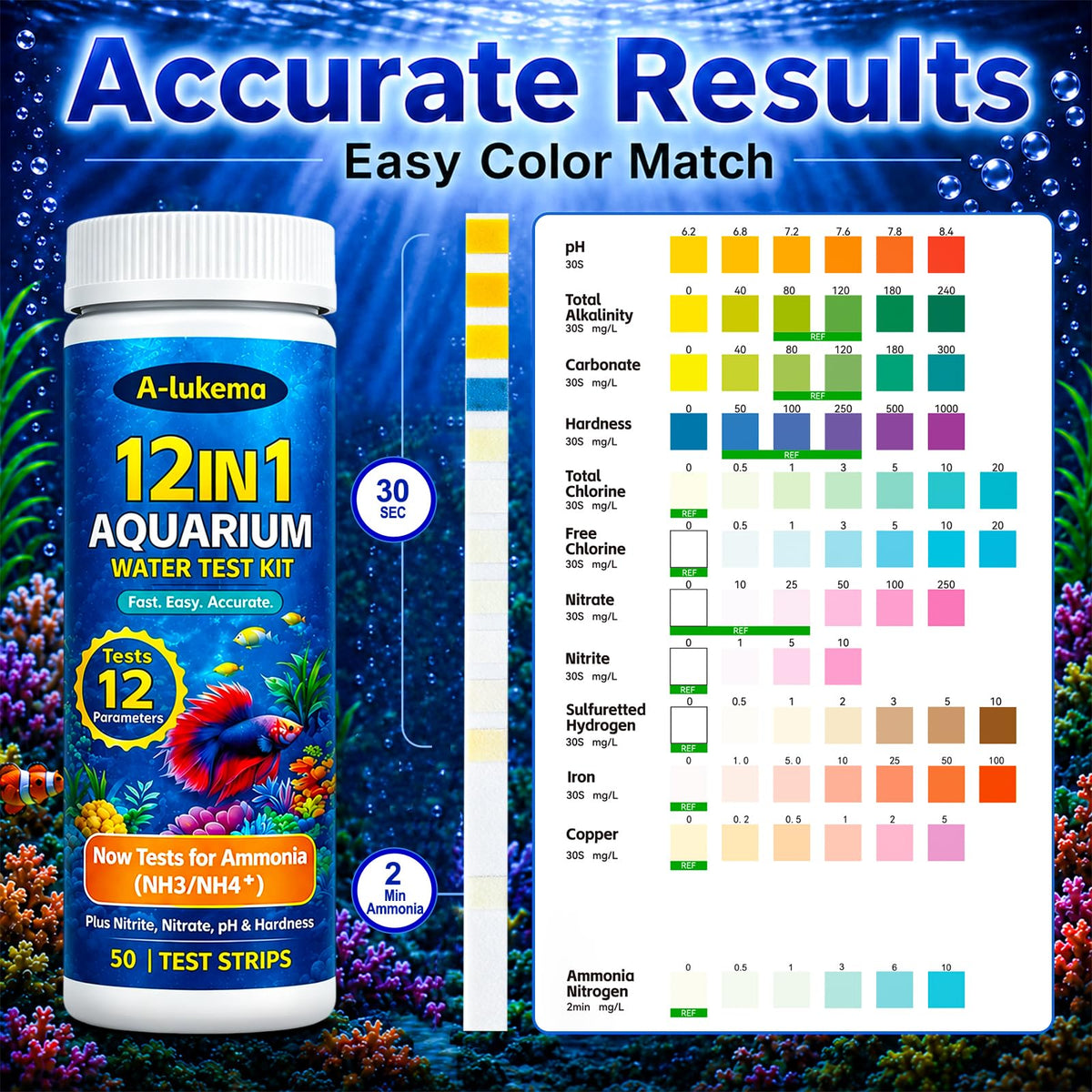 Aquarium Test Strips 50ct S406