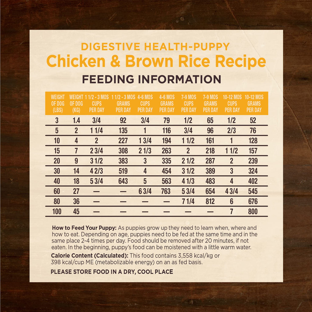 Chicken and Brown Rice Dry Dog Food, 24 lb Bag P3972