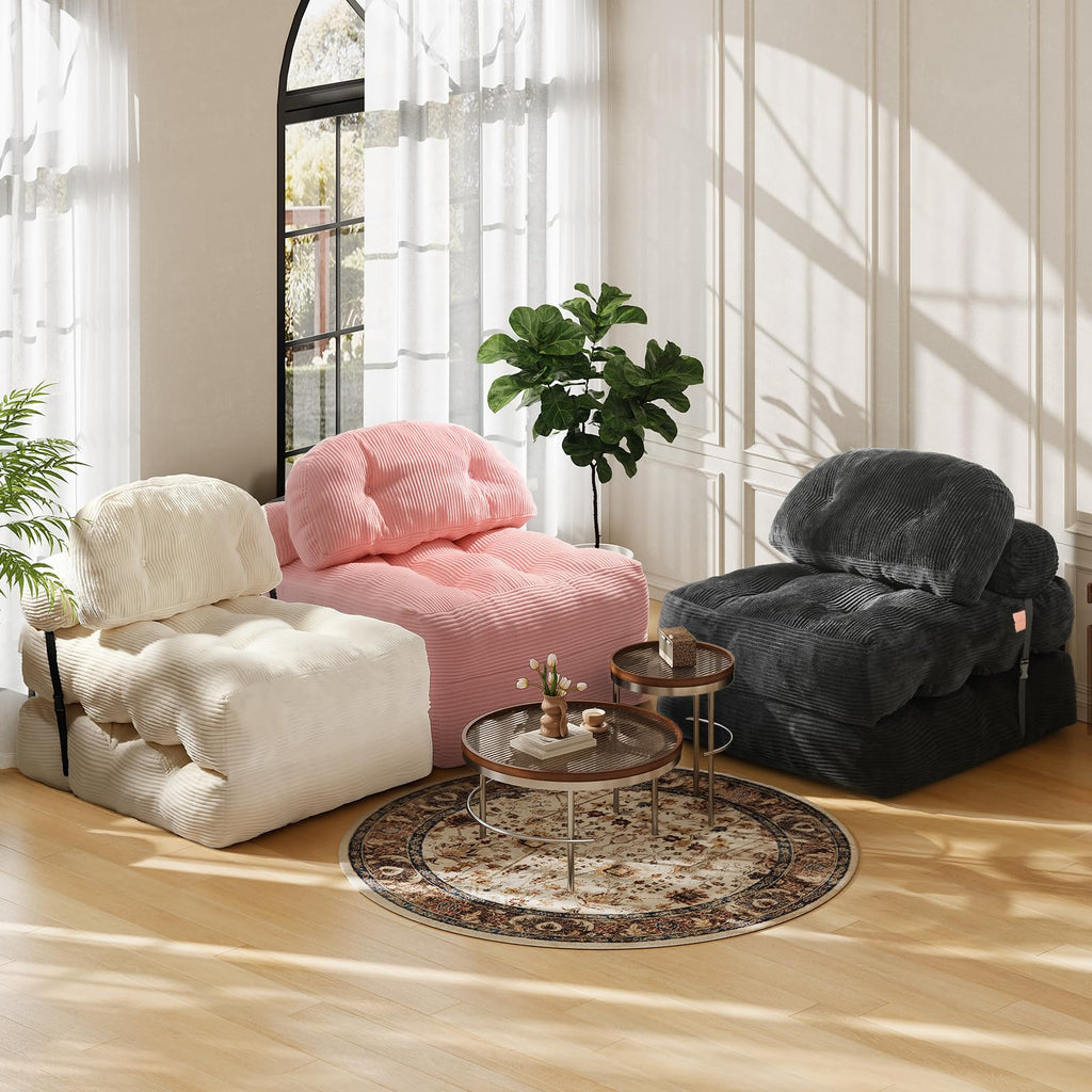 Folding Convertible Sofa Bed with Pillow Y84594