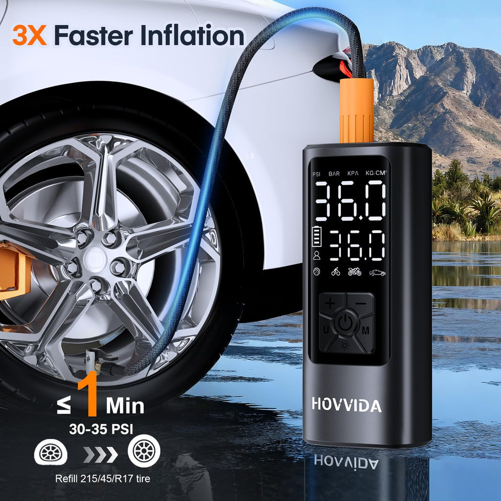 Portable Air Compressor 150PSI Digital Tire Inflator U53070