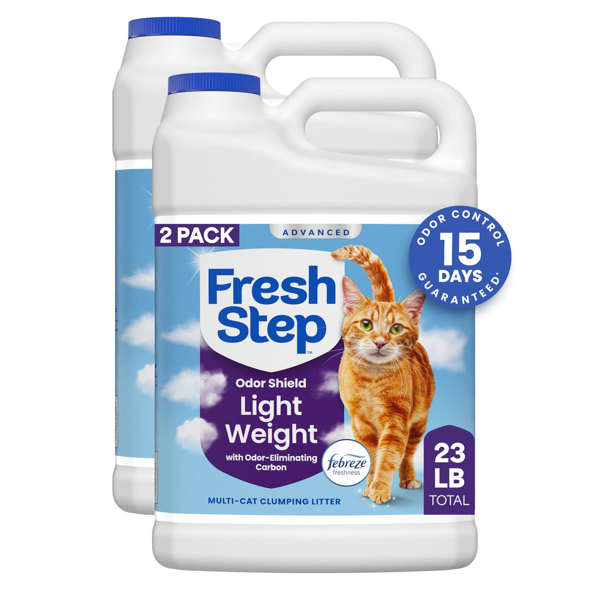 Light Weight Clumping Litter 11.5 lb. 2Pk V22119