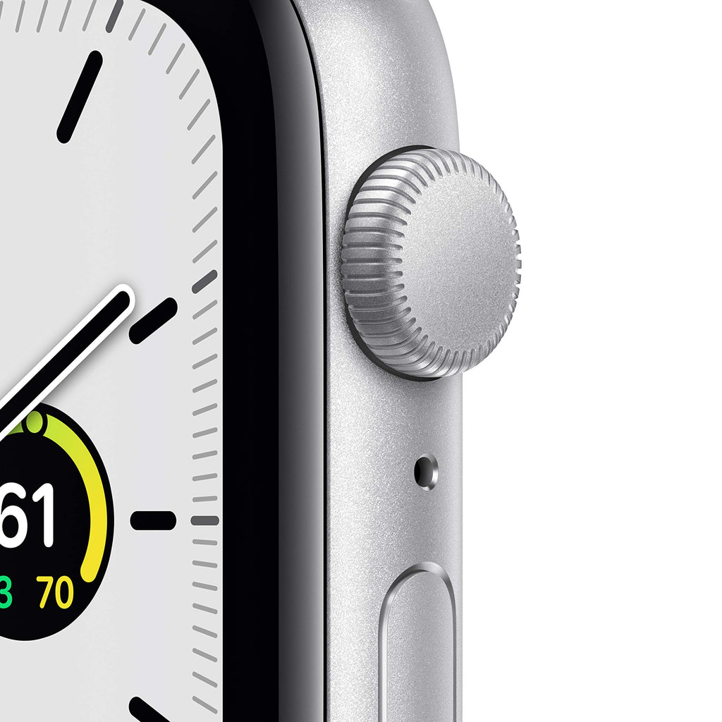 Silver Aluminum Case with White Sport Band Smartwatch F834
