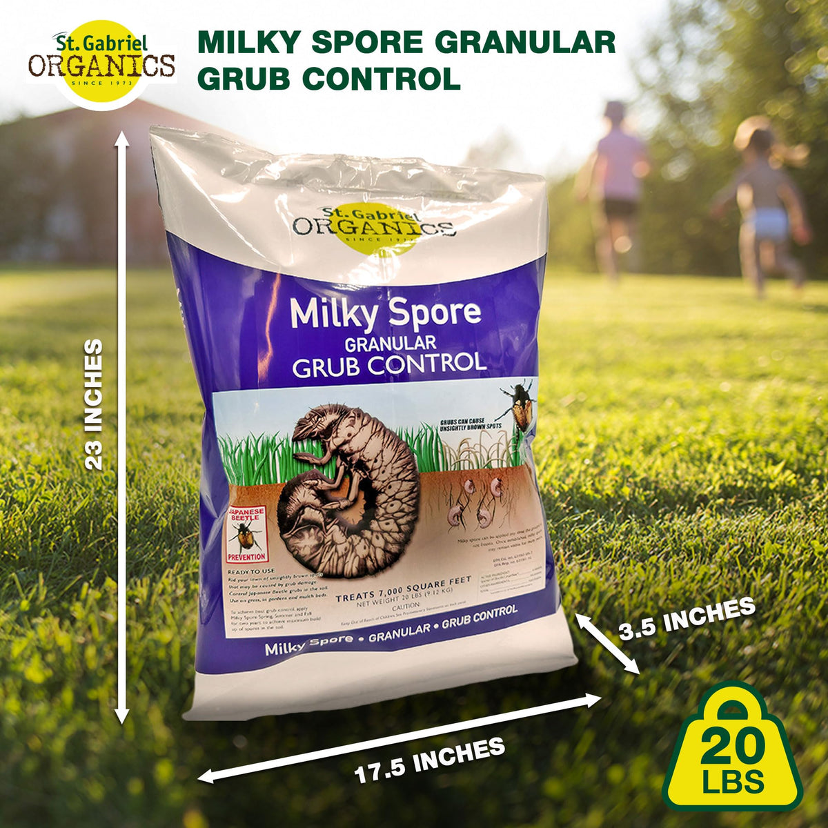 20 Pound Granular Japanese Beetle Grub Killer T2307