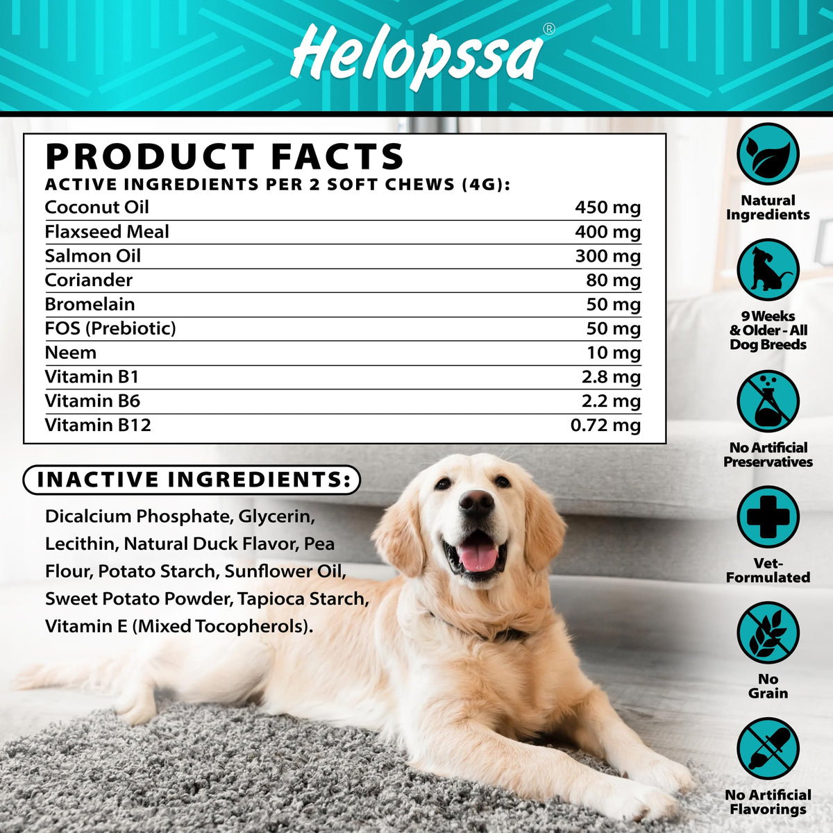 Natural Flea & Tick Chews for Dogs R883