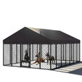 10x14×6.4 FT Heavy Duty Dog Kennel R972