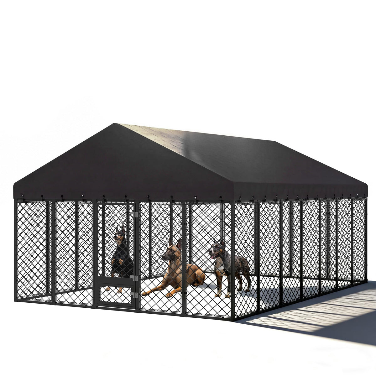 10x14×6.4 FT Heavy Duty Dog Kennel R972